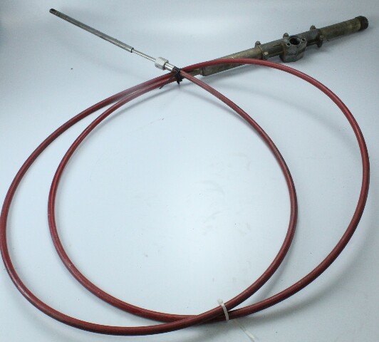 E304860 48228 Morse 16' 6" Steering Cable & Steering Wheel Mounting Post