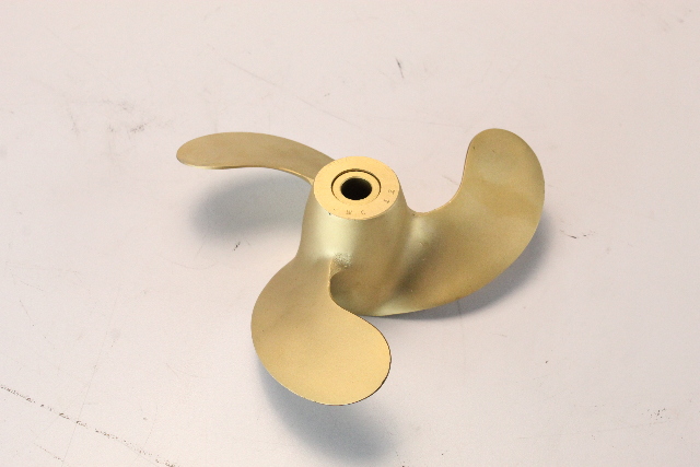 Johnson Evinrude JWC-12 Brass Propeller 8-1/4 x 8 1958 & UP Propeller 9.5 10 HP