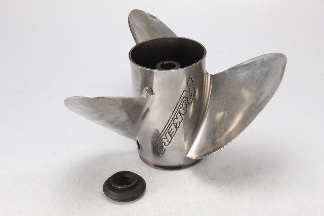 177266 Johnson Evinrude Raker RH 14-1/2 x 26 Propeller 90 100 +HP Needs Repaired