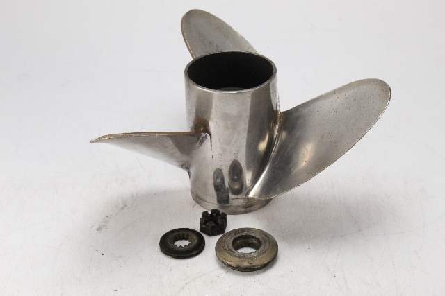 394758 Johnson Evinrude Raker 13-1/2 x 18 Propeller 40 45 50 + HP 6 MTH HUB WTY