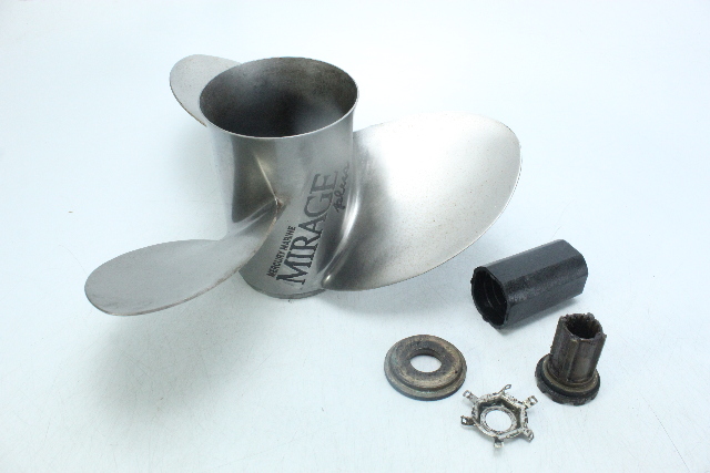 Mercury 1978 - 2015 Mirage Plus 15-3/4 X 15 Propeller 90+HP 6 MONTH HUB WARRANTY