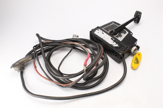 Mercury Side Mount Control Box With Battery Cables Harness & Key