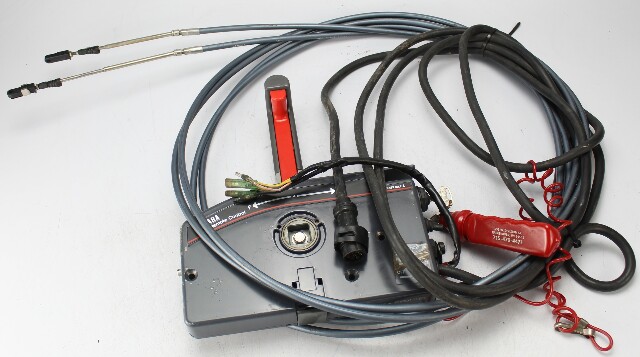 Yamaha 703 Remote Control Box Side Mount Box W/14' Harness Pull to Open Throttle