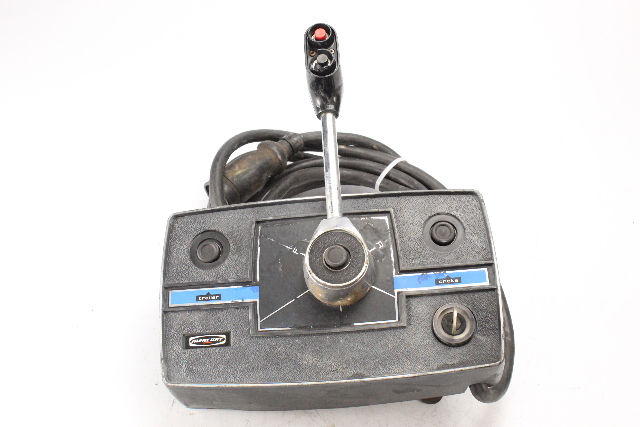Mercury Late 1970's Side Mount Control Box W/ 12 Pin 15 1/2' Harness & Key OEM