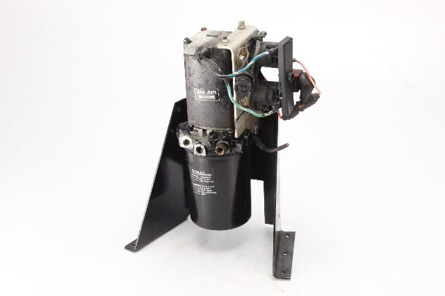 1 YR WARRANTY TESTED Mercury Mercruiser 2 Lines Power Trim Pump W/ Motor