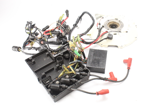 F8T12873 Suzuki 1989-97 CDI Unit W/ Coils Harness DT 75 85 HP 1 YR WARRANTY OEM