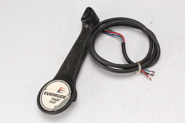 323797 OMC Johnson Evinrude Power Pilot Control Box Handle Cover W/ Trim Switch