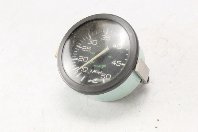 Outboard Freshwater Sea Ray Outboard Speedometer Gauge W/ Bracket Blue 3-1/2"