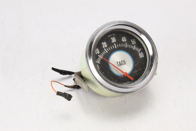 OEM Green Freshwater Teleflex Tachometer Gauge with Bracket