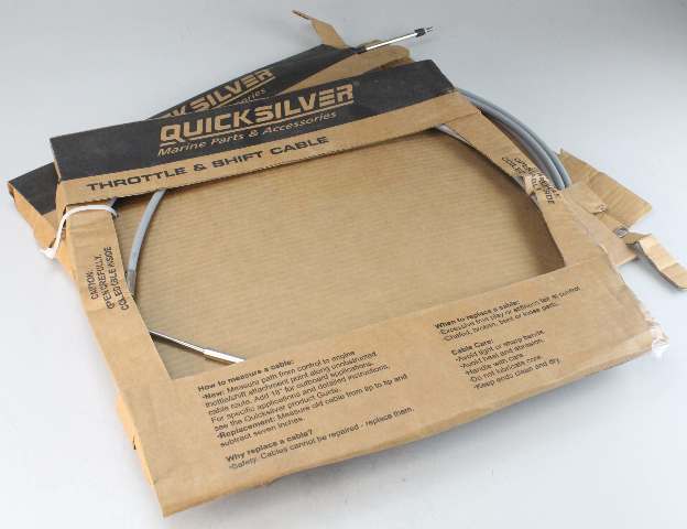 8M0052689 Quicksilver Gen II Throttle & Control Cable set of 2 18' NEW OLD STOCK