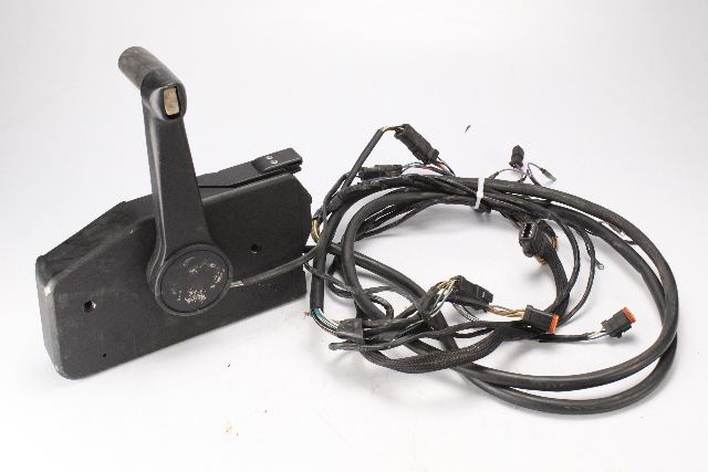 OMC BRP Johnson Evinrude Side Mount Control Remote Box W/ 14.8" Harness - NO Key