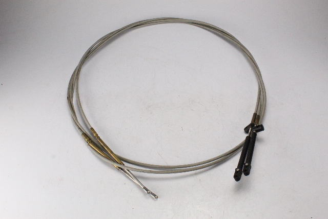 FRESHWATER Mercury Quicksilver Control Cable Set of 2 x 11' Each OEM