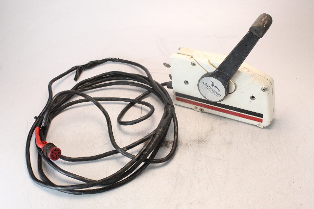 Johnson Evinrude OMC Side Mount Control Box W/ 23 Ft Harness & Key