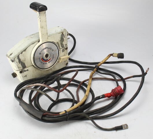 Johnson Evinrude OMC Power Pilot Side Mount Control Box W/ Harness & Key
