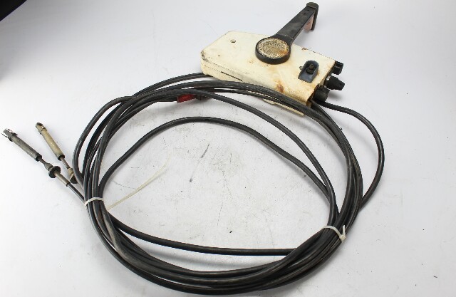 Johnson Evinrude OMC Side Mount Control Box W/ Harness Cables & Key