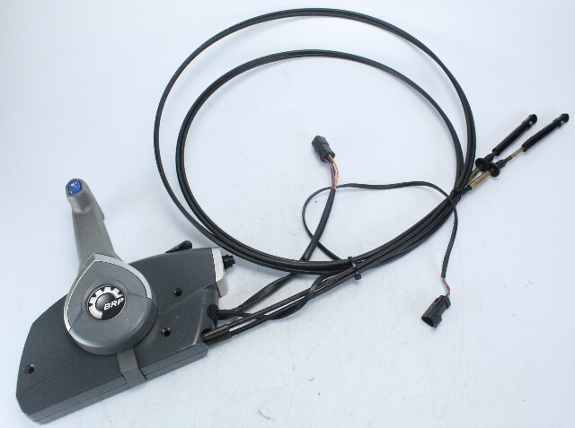 BRP Johnson Evinrude Side Mount Control Box NO KEY w/ TRIM SWITCH &  12' CABLES