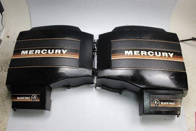 FRESHWATER Mercury 1985 Black Max Top 150 175 HP Clamshell Cowling Set