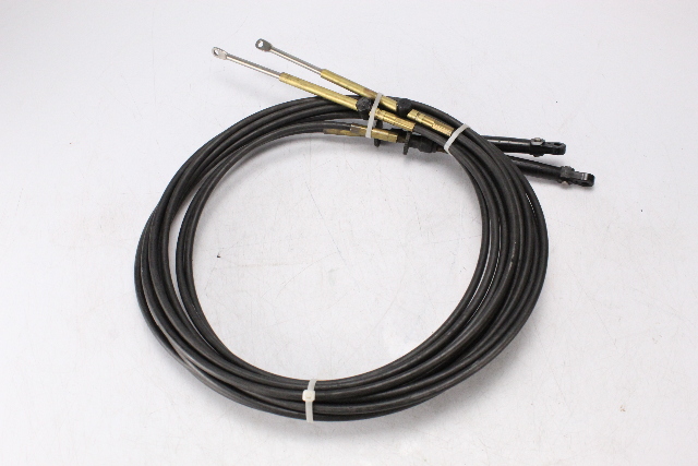 FRESHWATER 341 4 H OMC Johnson Evinrude Control Cable Set Of 2 16' Long