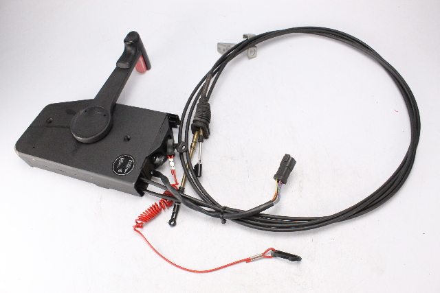 OMC Johnson Evinrude 1998 & Newer Side Mount Control Remote Box W/ Key & Cables