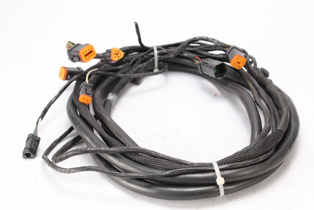 Johnson Evinrude OMC External 17' Wiring Harness W/ Orange Plugs
