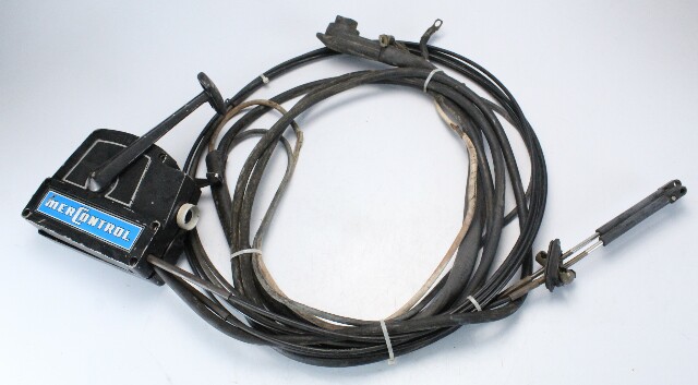 Mercury Side Mount Control Box W/ 12' Cables SHIFT WELL THROTTLE WORKS GOOD