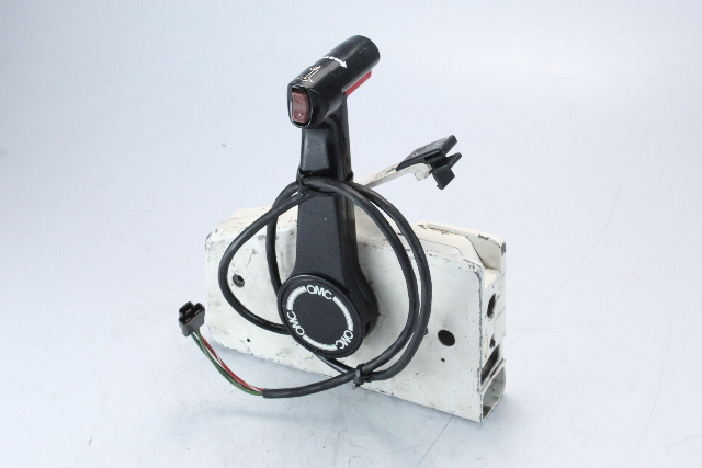 OMC BRP Johnson Evinrude Side Mount Control Remote Box W/ 4'1" Harness