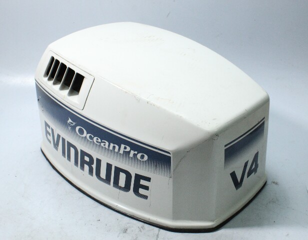 Johnson Evinrude Ocean Pro Hood Cover Top Cowling 115 HP V4 FRESHWATER CONDITION