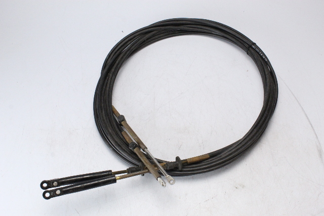 074 0 M OMC Johnson Evinrude Control Cable Set Of 2 16' Long FRESHWATER