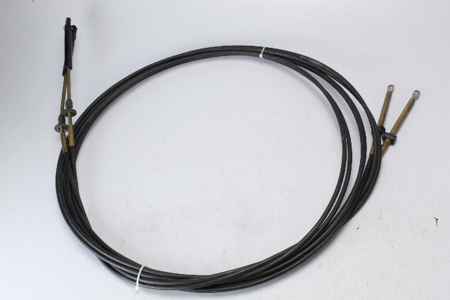 208-4 H Johnson Evinrude OMC Control Cable Set of 2 x 18' Each FRESHWATER