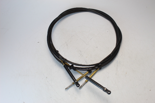 03-18-H OMC Johnson Evinrude Control Cable 12' Set of 2 OEM Freshwater