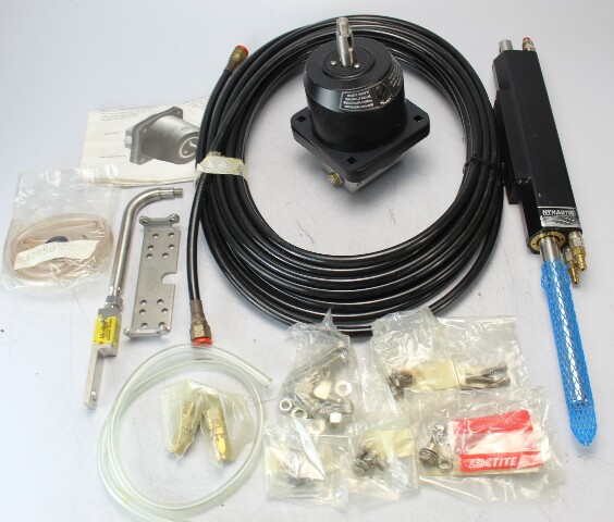 NEW 560394A H-80 Hynautic Outboard Hydraulic Steering Cylinder & Helm System