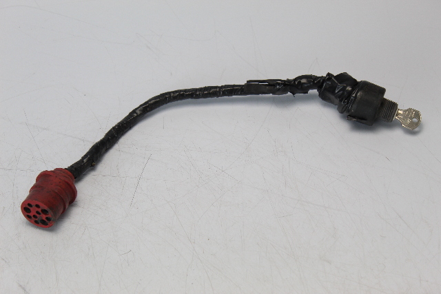 Johnson Evinrude OMC 15" Ignition Wiring Harness W/ 10 Hole Red Plug & Key OEM