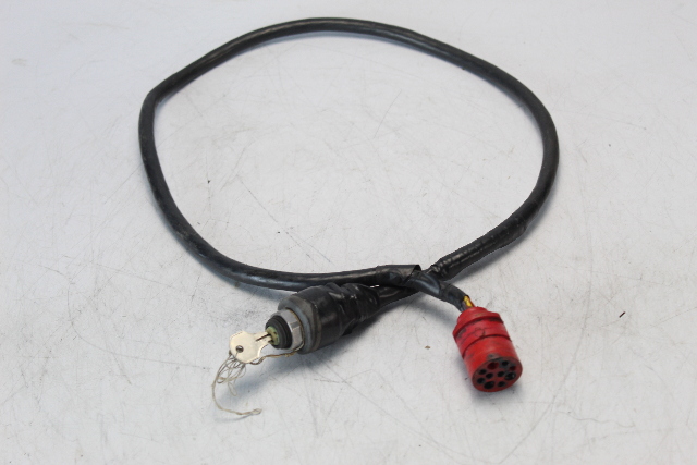 Johnson Evinrude OMC 3.5' Ignition Wiring Harness W/ 10 Hole Red Plug & Key OEM