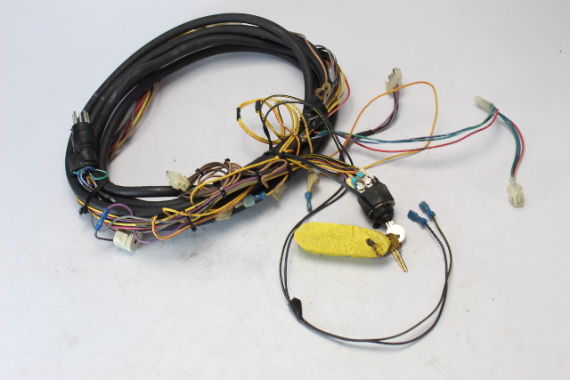 Mercury 18' 8 Pin External Wiring Harness W/ Ignition & Key