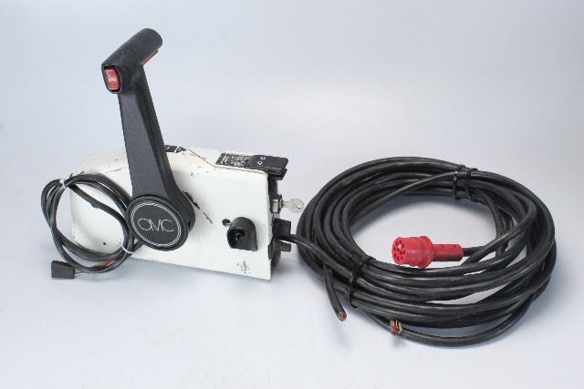 Johnson Evinrude OMC Side Mount Control Box w/ Trim & 20' Harness