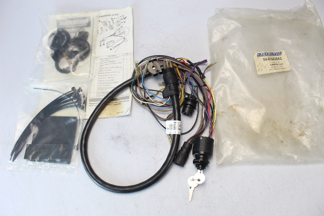 88107A5 Mercury Quicksilver Ignition Key Switch Kit W/ 8-Prong Plug NEW