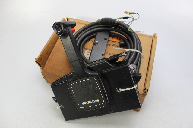 Quicksilver Mercruiser Side Mount Concealed Remote Control Box W/ Trim Switch