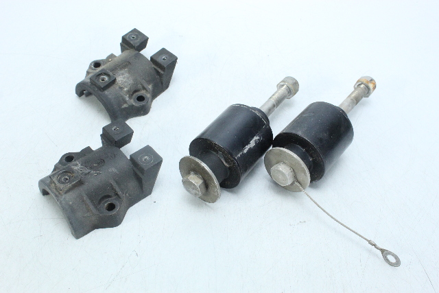 Mercury 1994 1995 1996 - 2010 Lower Rubber Mount Set W/ Clamps 200 225 250 HP V6