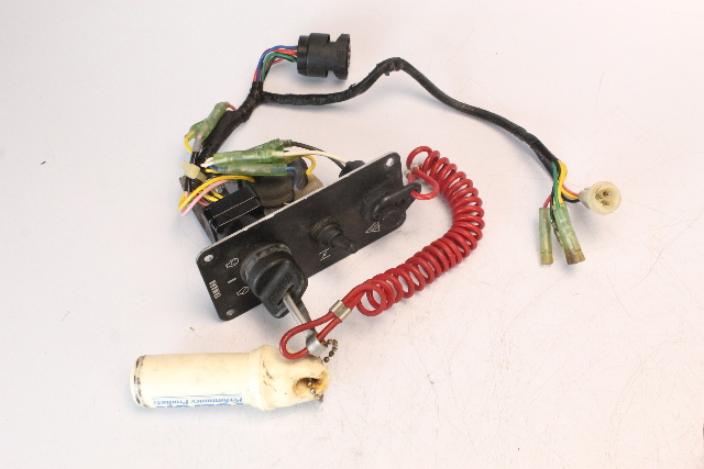 704-82570-A6 Yamaha Outboard Key Start Lanyard  Panel W/ Choke 2 Stroke OEM