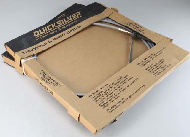 897978A16 Quicksilver Gen II Throttle & Control Cable Set of 2 16' NEW OLD STOCK