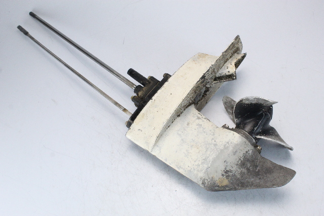 1998 Johnson Evinrude Short 15" Lower Unit with Propeller 5 5.5 6 8 HP 2 Stroke