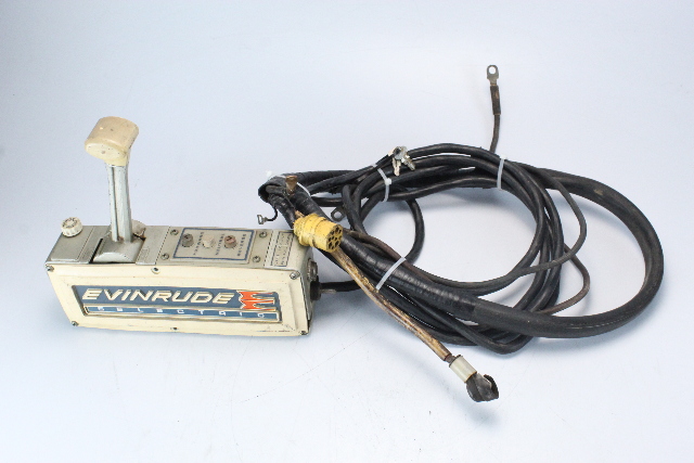 Johnson Evinrude Selectric Side Mount Control Box W/ Harness & Key