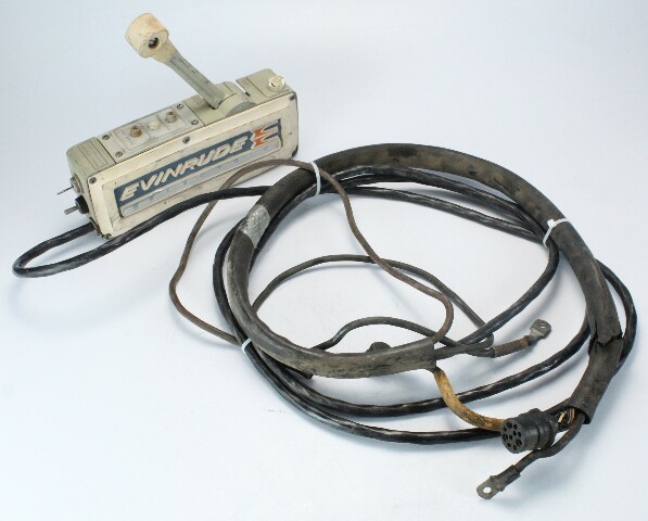 Johnson Evinrude OMC Selectric Side Mount Control Box W/ Harness HAS KEY