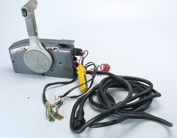 Yamaha 703 Side Mount Remote Control Box W/ Harness Trim Key & 15' Harness