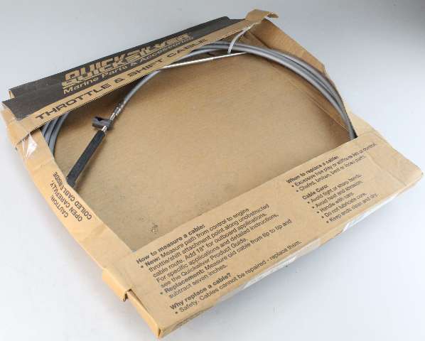 896145A15 Quicksilver Gen II Throttle & Control Cable Set of 2 15' NEW OLD STOCK