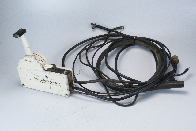 OEM Johnson Evinrude Hydro-Electric Remote Control Box W/ Key 12' Cable 1 YR WTY