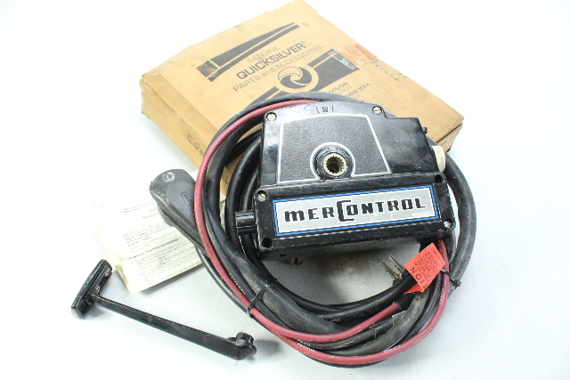 NEW ✨ OLD STOCK MerControl Mercury Side Mount Control Box W/ 15' Harness