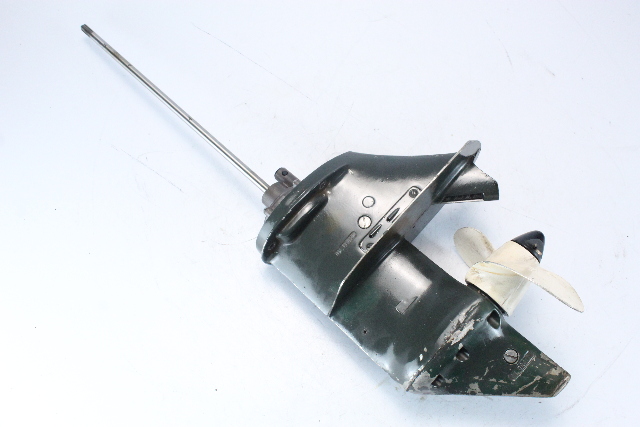 1968 - 1975 1976  Johnson Evinrude 15"  Short Shaft Lower Unit 6 HP w/ Propeller