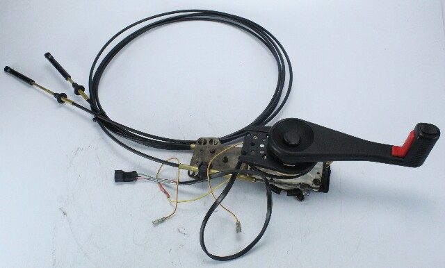 Johnson Evinrude OMC Concealed Side Mount Control Box W/ Trim & 11' Cables