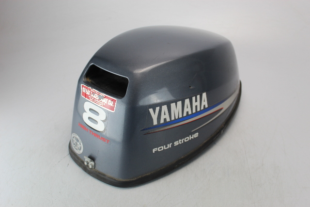 Yamaha Top Cowl Hood Cover 8 & 9.9 HP High Thrust Only GOOD FRESHWATER CONDITION